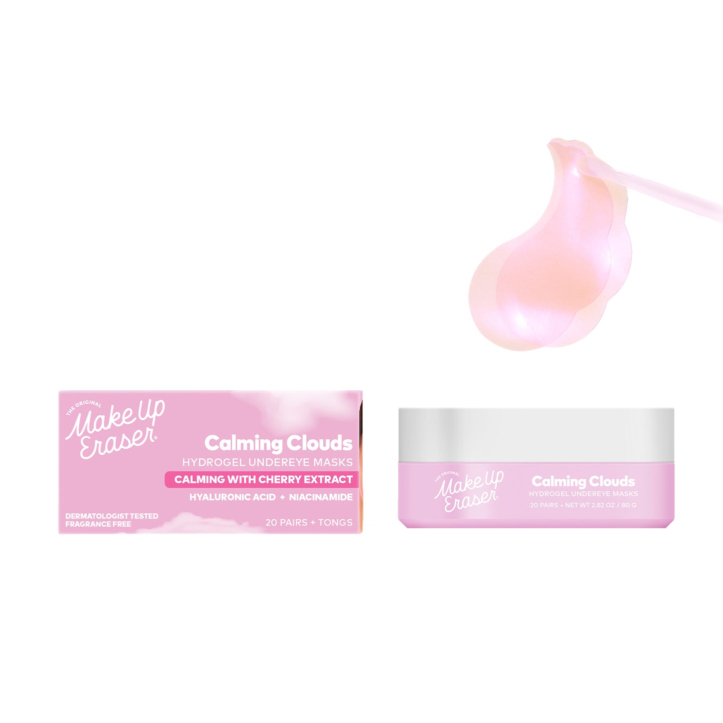 Hydrogel Undereye Masks - Seaweed-Based with Calming Cherry Extract