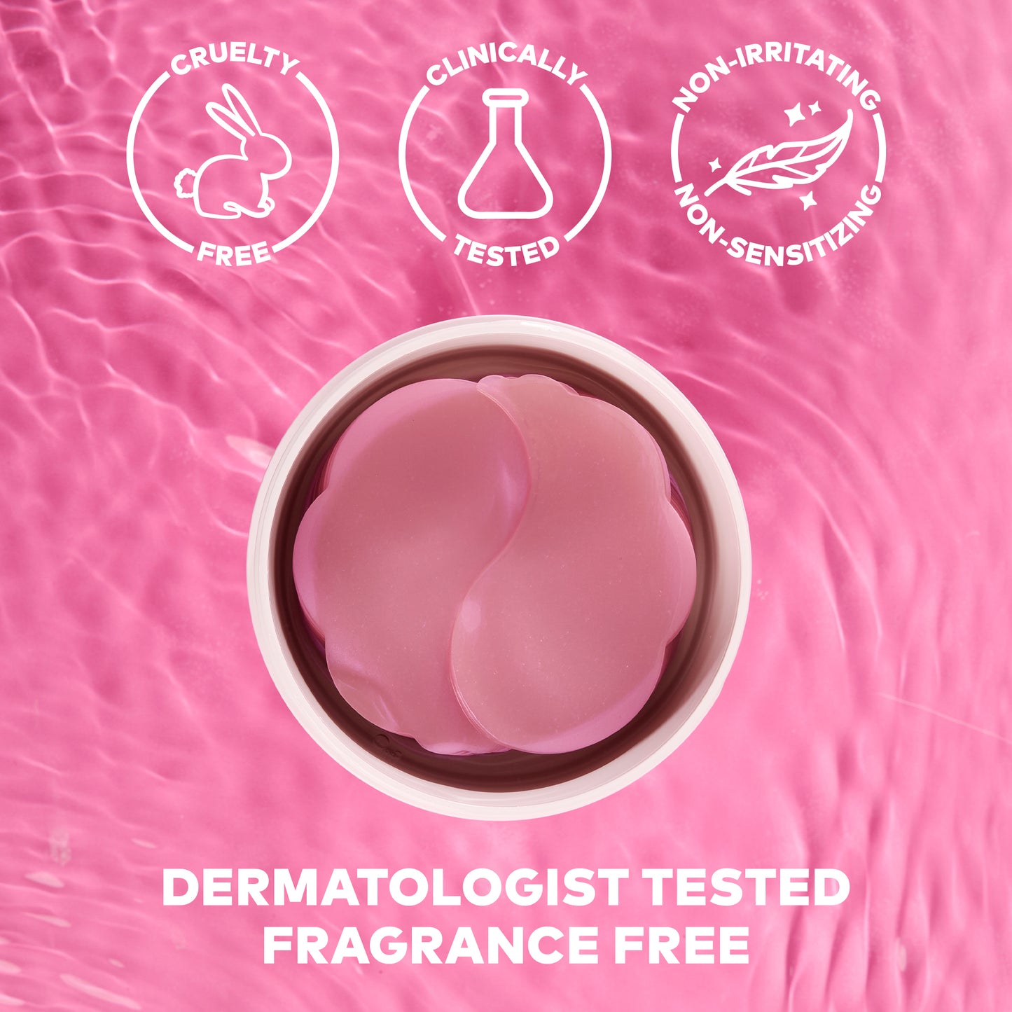 Hydrogel Undereye Masks - Seaweed-Based with Calming Cherry Extract