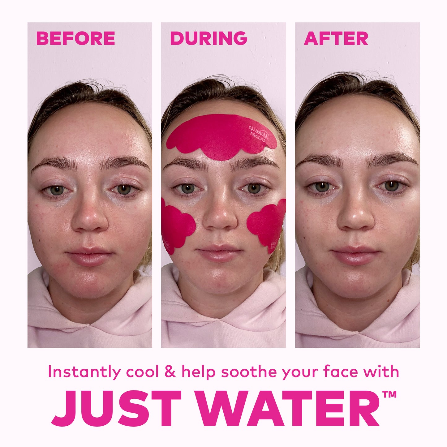 Facial Cooling Clouds Reusable Patches | Place Holder