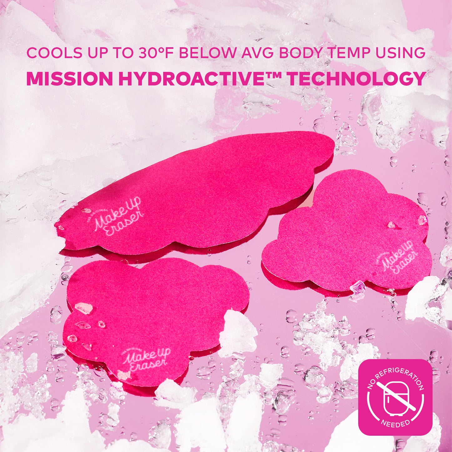 Facial Cooling Clouds Reusable Patches | Place Holder
