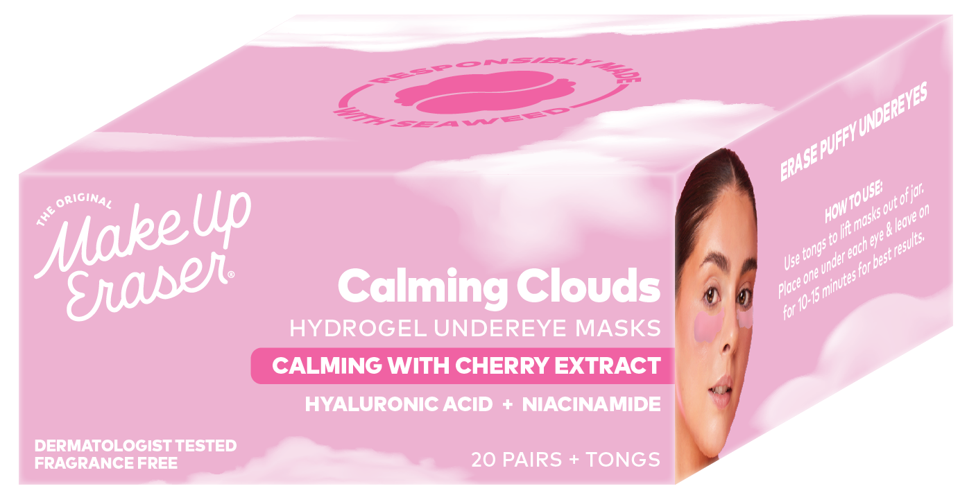 Hydrogel Undereye Masks - Seaweed-Based with Calming Cherry Extract