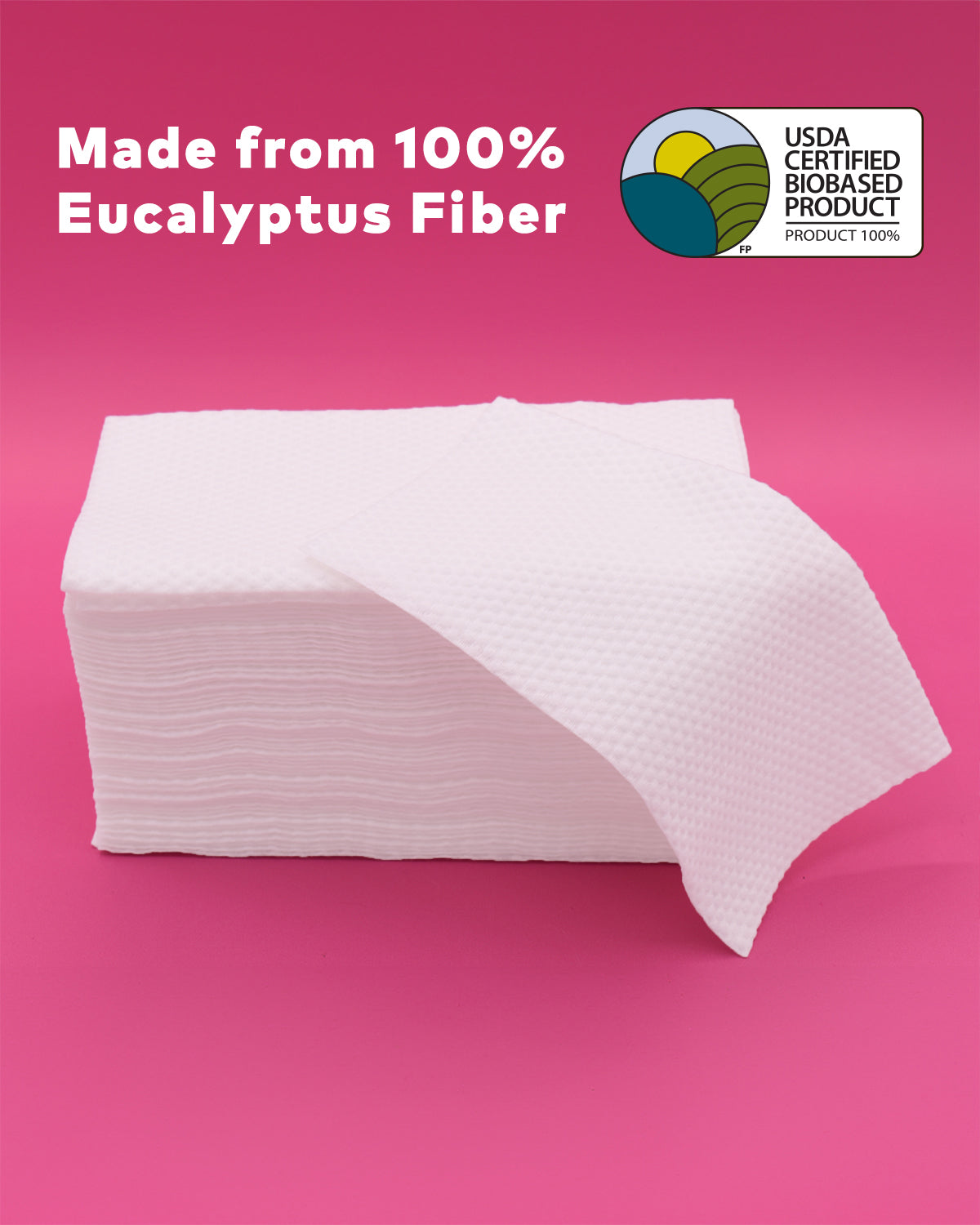 Cloud Clean Eco Towelettes, Certified 100% USDA Biobased