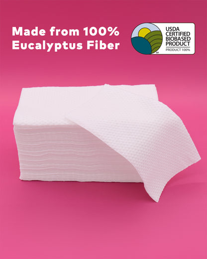 Cloud Clean Eco Towelettes, Certified 100% USDA Biobased