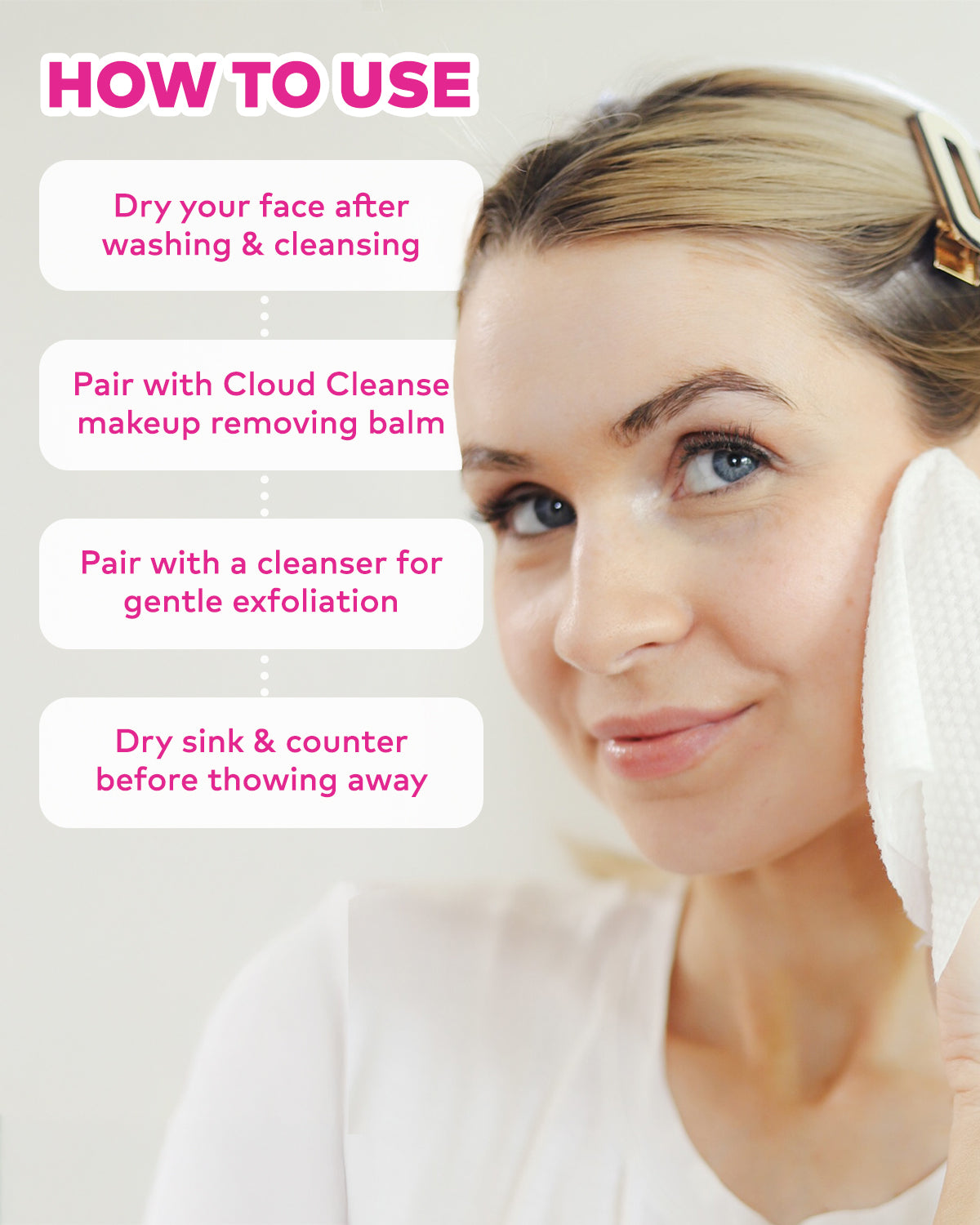 Cloud Clean Eco Towelettes, Certified 100% USDA Biobased