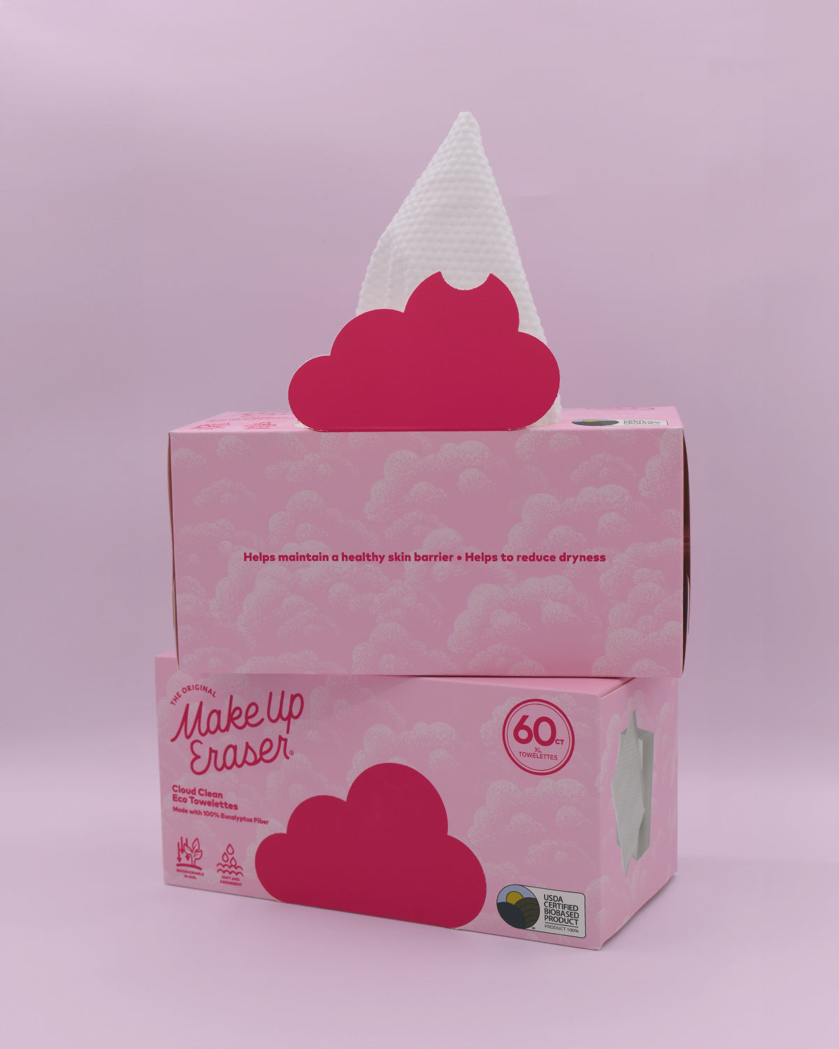 Cloud Clean Eco Towelettes, Certified 100% USDA Biobased